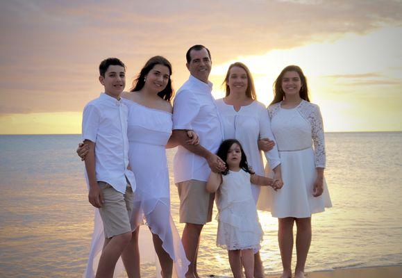 What beats the sunset at the beach portrait?