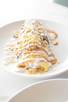 Chipotle omelet