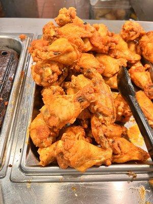 Wings were the biggest I've ever seen at any Golden Corral location.