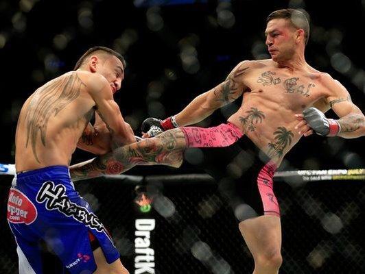 UFC fighter Cub Swanson's leg done by Ron Hoffman