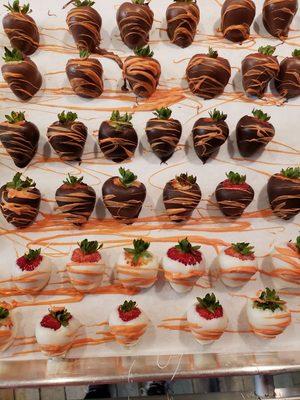 Chocolate dipped strawberries $2 a piece