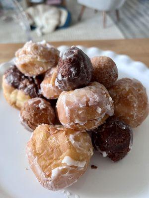 Variety of Donut Holes (Texas-sized and regular)