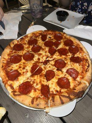 Pepperoni pizza