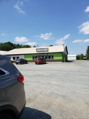 The front of the restaurant