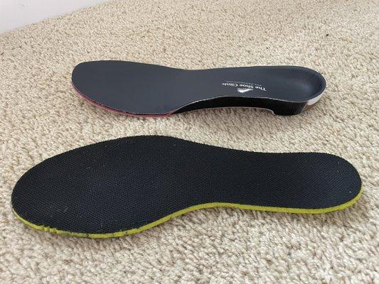 Custom insoles from the Shoe Clinic