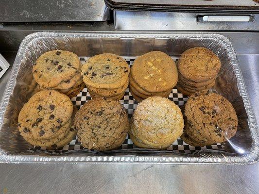 Catering fresh baked cookies