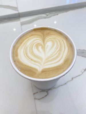 Large Latte with oat milk