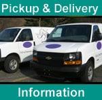 Twice a week Delivery to Most areas.  Check out online: fsdrycleaners.com