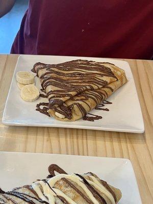 Nutella banana crepe