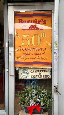 Hoping for another 50 plus years of delicious coffee.