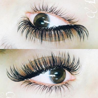 Classic and bottom lashes