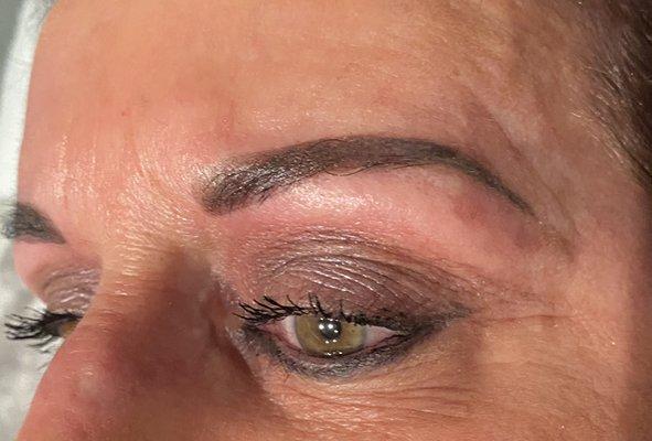 Permanent make up brow. ( Powder brows, not micro blading.