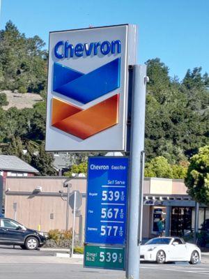 Current Chevron Fuel Prices