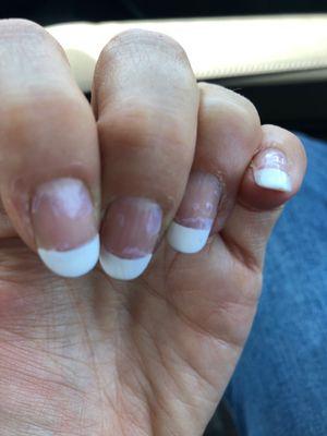 Terrible French manicure