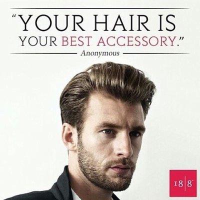 Accessorize the manly way starting with your hair. When you look better, you feel better, you perform better!