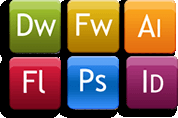 We use the state-of-the-art Adobe Creative Suite for web, video, graphic design, print design and more.