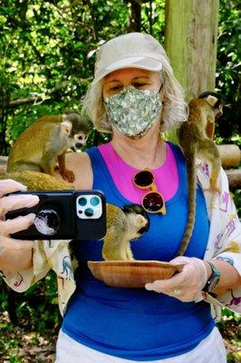 Monkey Jungle Selfie!