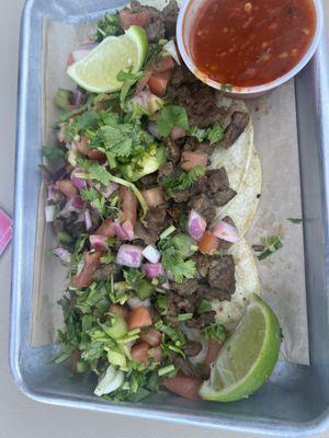 skirt steak tacos