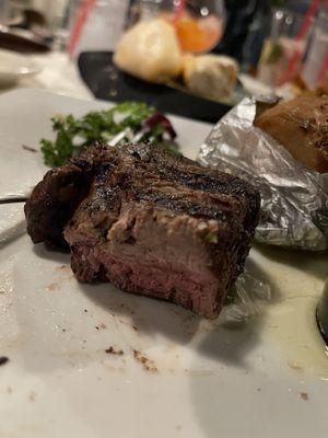 Certainly not medium rare.