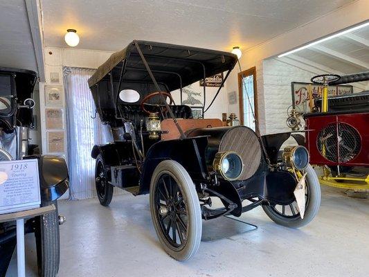 An unrestored 1910 Franklin with only 6,300 miles on the odometer