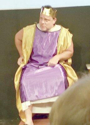 David Gordon starring as King Solomon in "King Solomon & his 700 Wives."