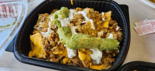 Chicken nachos