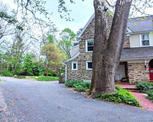 Brinton House Conference Center -- parking behind house