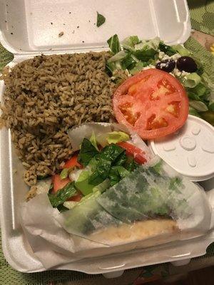 Gyro Platter to go yum