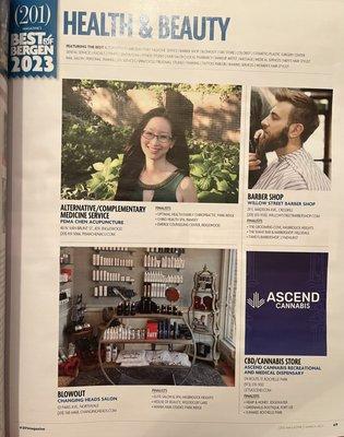 Featured in 201 Magazine as the Best of Bergen 2023 Award Winner! We are ranked the #1 Alternative and Complimentary Medicine Clinic in NJ!!