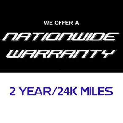 We now offer 2 year NATIONWIDE WARRANTY! And roadside assistance anytime you are more then 25 miles from our shop. #CertifiedMechanic