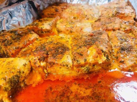 Baked salmon