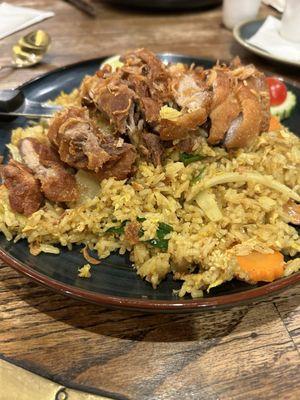 Pineapple rice with duck