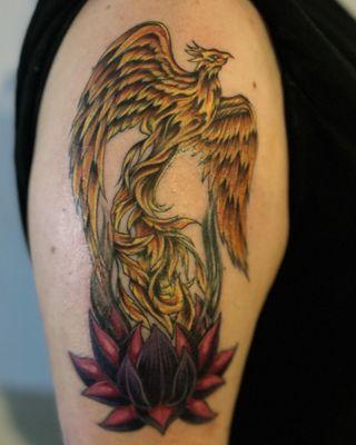 Pheonix tattoo,
Tattoo artist George