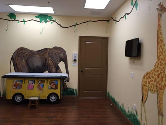 Pediatric exam room