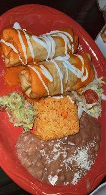 Beef Chimichangas