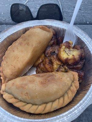 Beef Empanada Chicken Empanada Fried Plantains