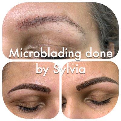 Permanent make up, eyebrows microblading