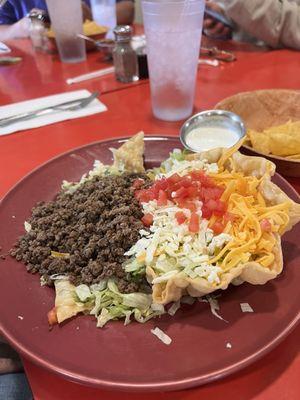 Deconstructed taco salad