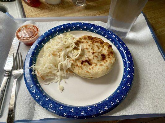 My first time trying pupusas soooo good!!