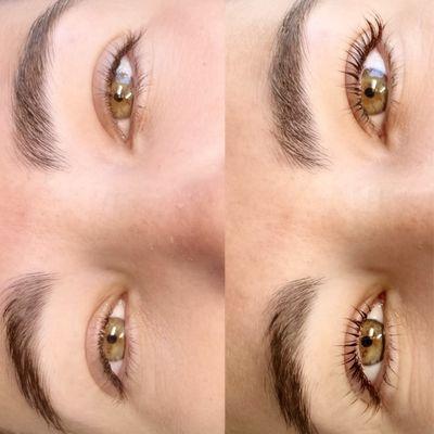 Keratin lash lift