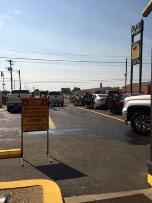 Nice day to get out and wash the vehicles.