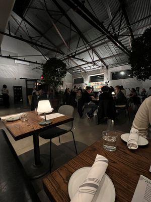 Interior of The Aviary