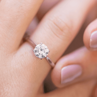 Grace Brilliant Cut Engagement Ring