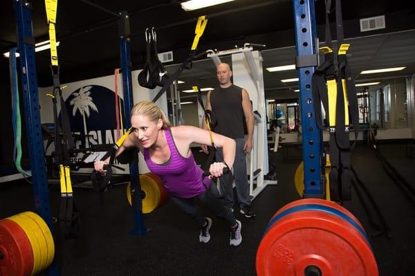 Rebecca has been my client for 7 years and trains with me 3 times per week at my private gym in Alameda. She is in amazing shape!