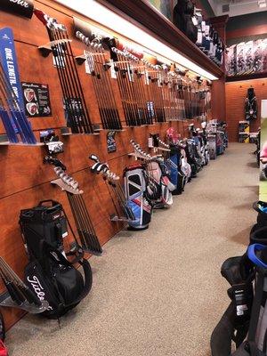 Tons of golf stuff.