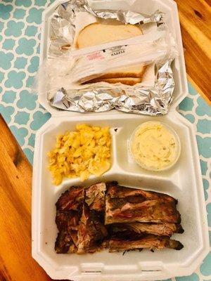 Pork Rib Plate $12