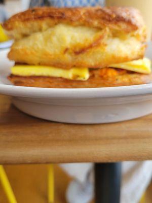 Han egg cheese biscuit