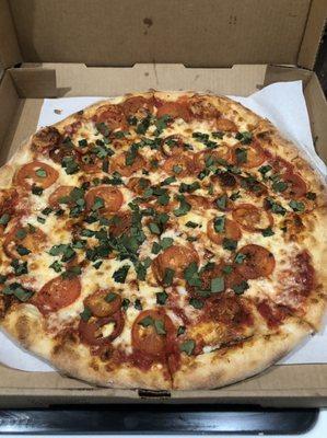 Margherita pizza