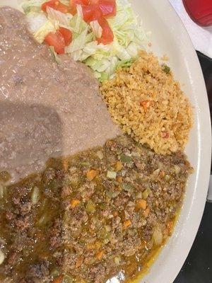 Picadillo plate