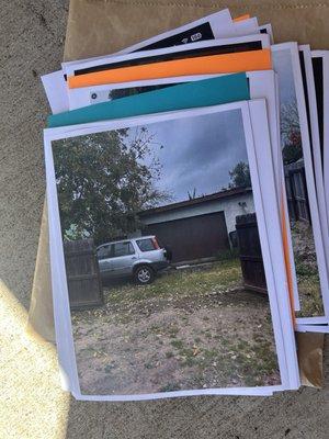 Color prints taken with iPhone 14.  Needed these color copies for a real estate property dispute.  He even separated with color paper!